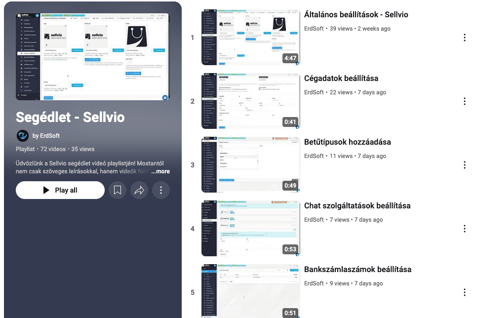 Evo istraži nove tutorijale i novitete na Sellvio platformi!