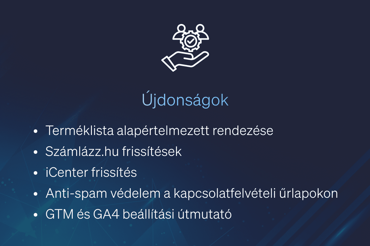 Bérelhető webáruházrendszer: v5.51.0