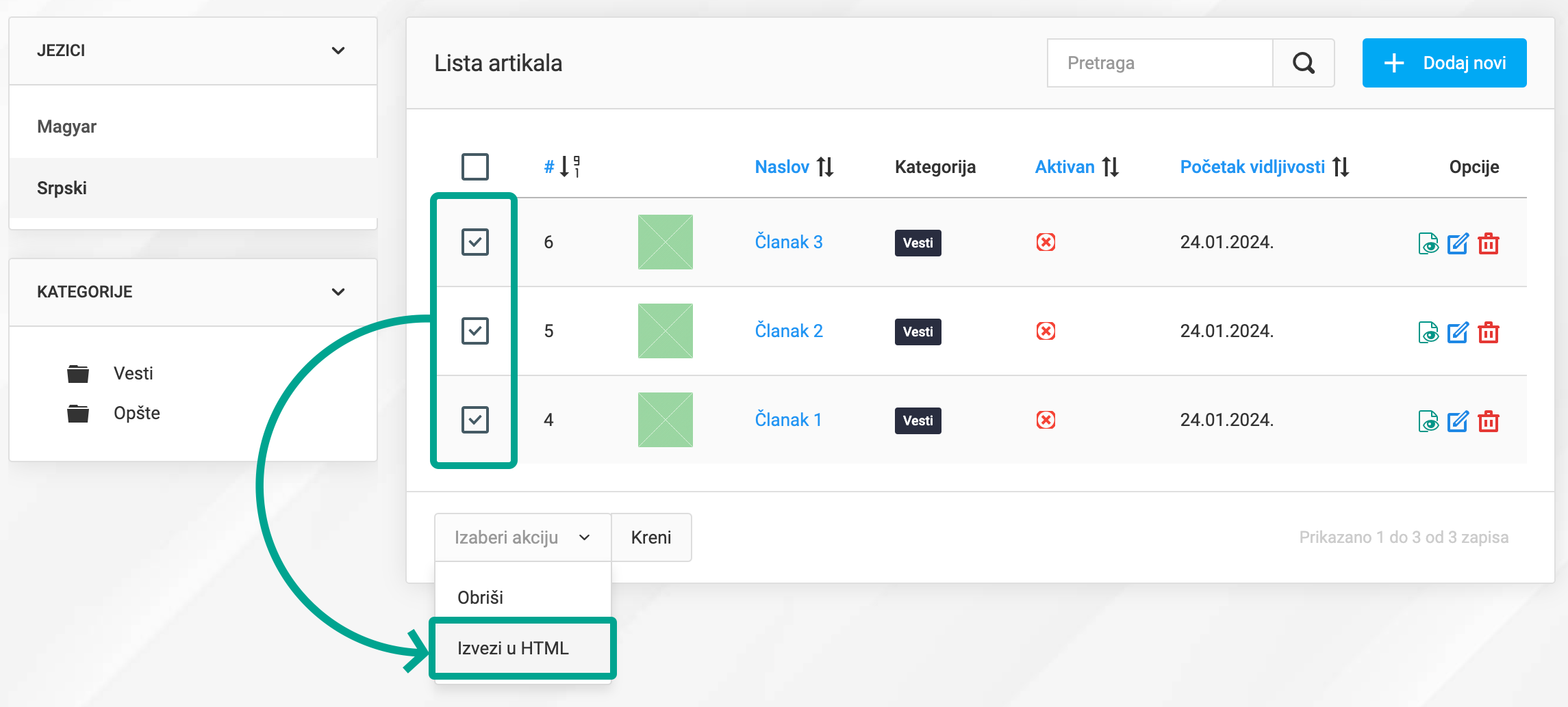 Sistem web prodavnice za iznajmljivanje: v5.2.0