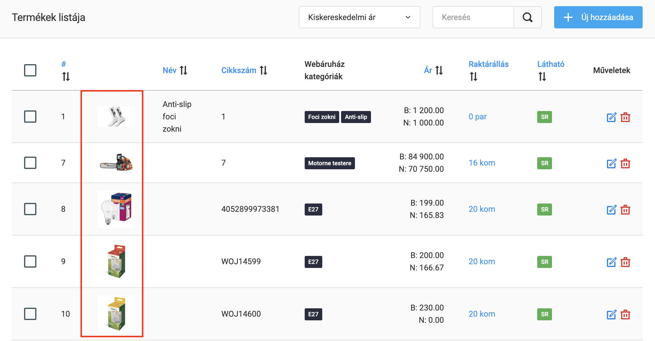 Bérelhető webáruházrendszer: v5.19.0