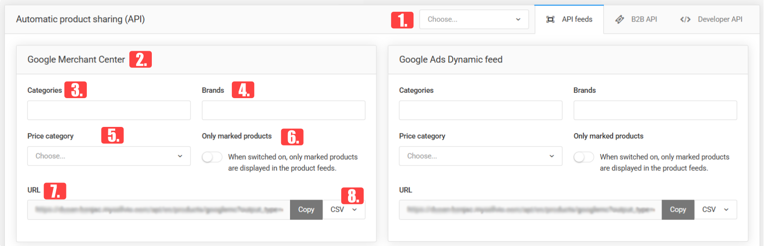 API product inventory retrieval