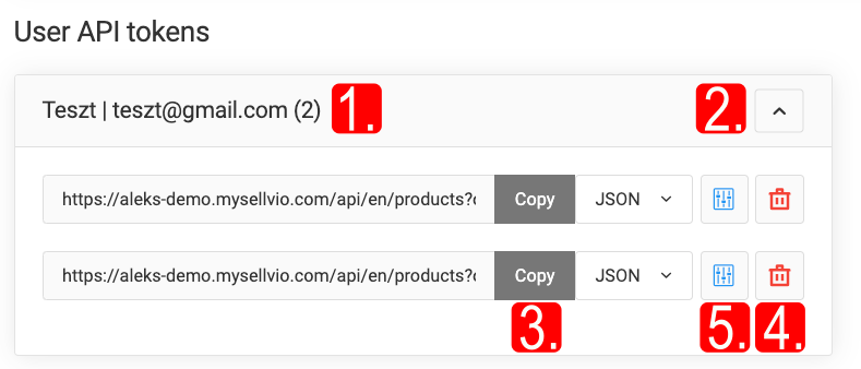 API product inventory retrieval