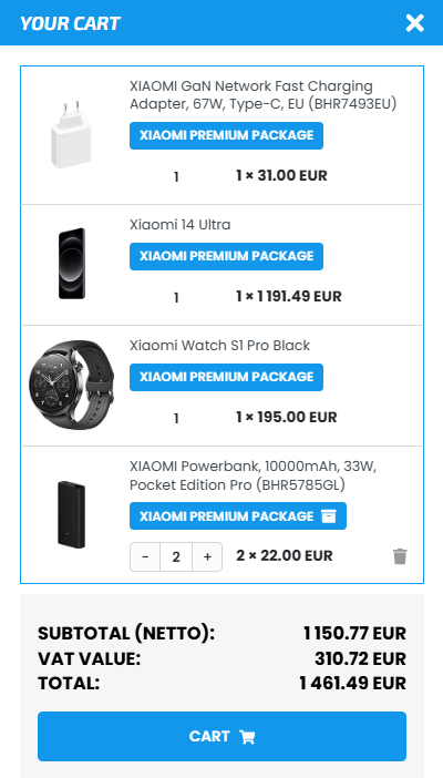 Package discounts