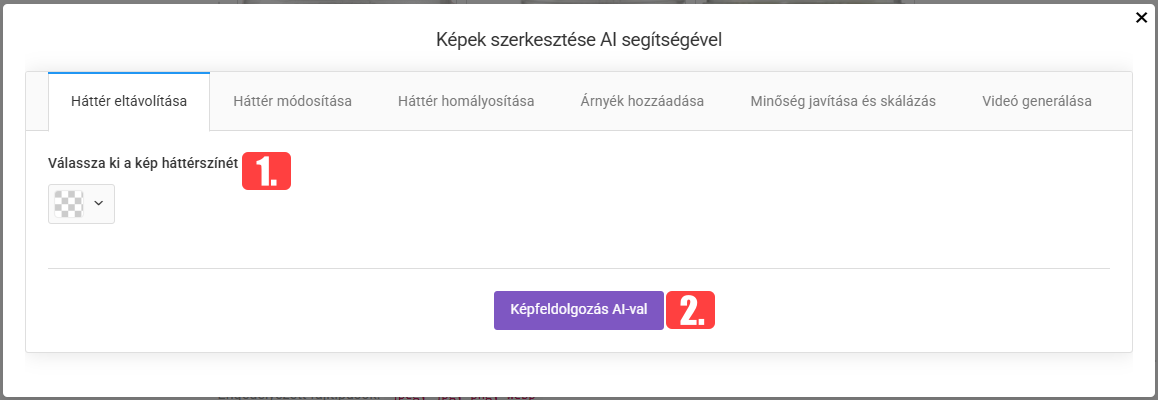 Termékek kezelése