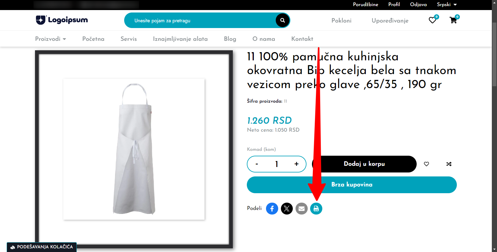 Sistem web prodavnice za iznajmljivanje: v5.21.0